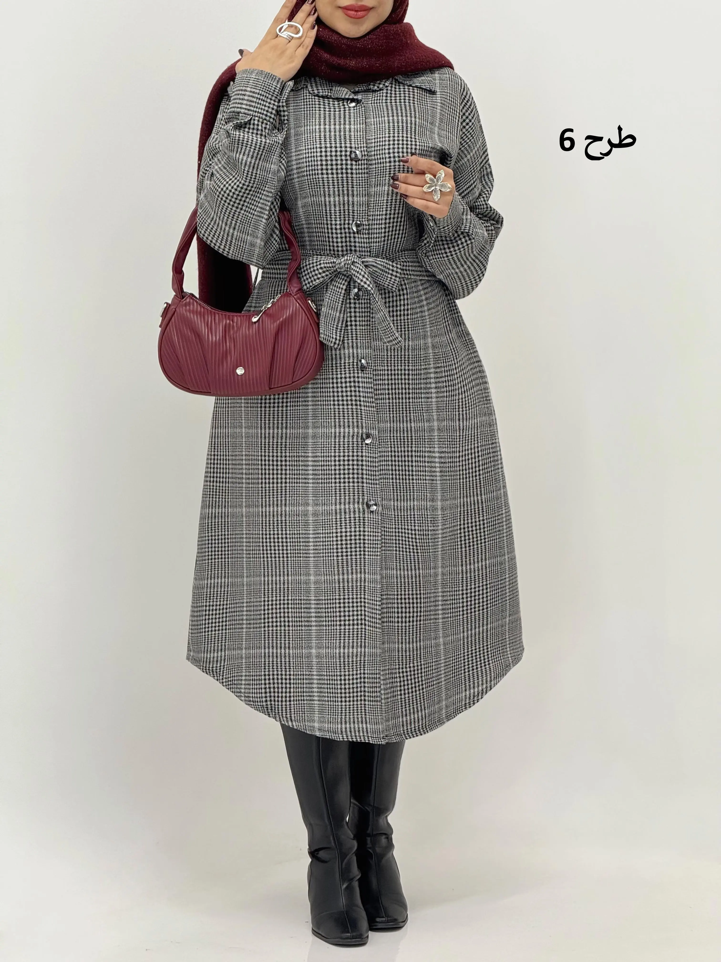 3564-مانتو پاییزه شایلین